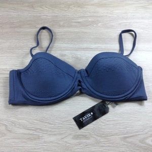 Tavik Texture Ombre Blue Corsica Swim Top